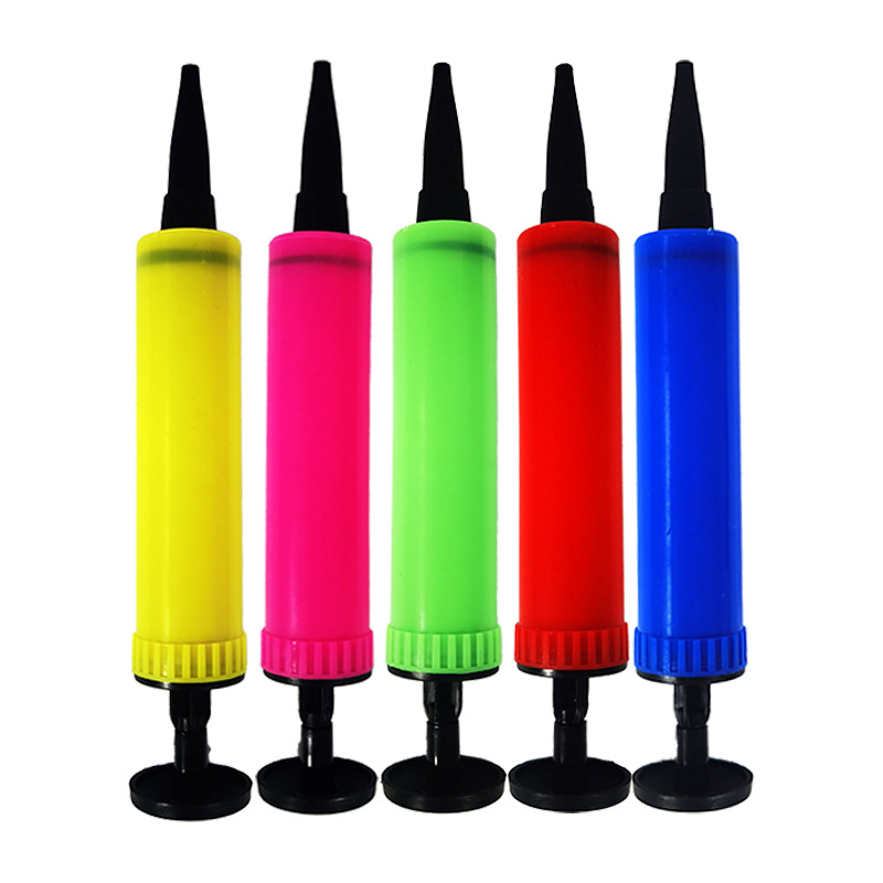 1pc ランダムカラーポータブルミニインフレータプラスチック - Balloon Pump Hand のレビューと価格