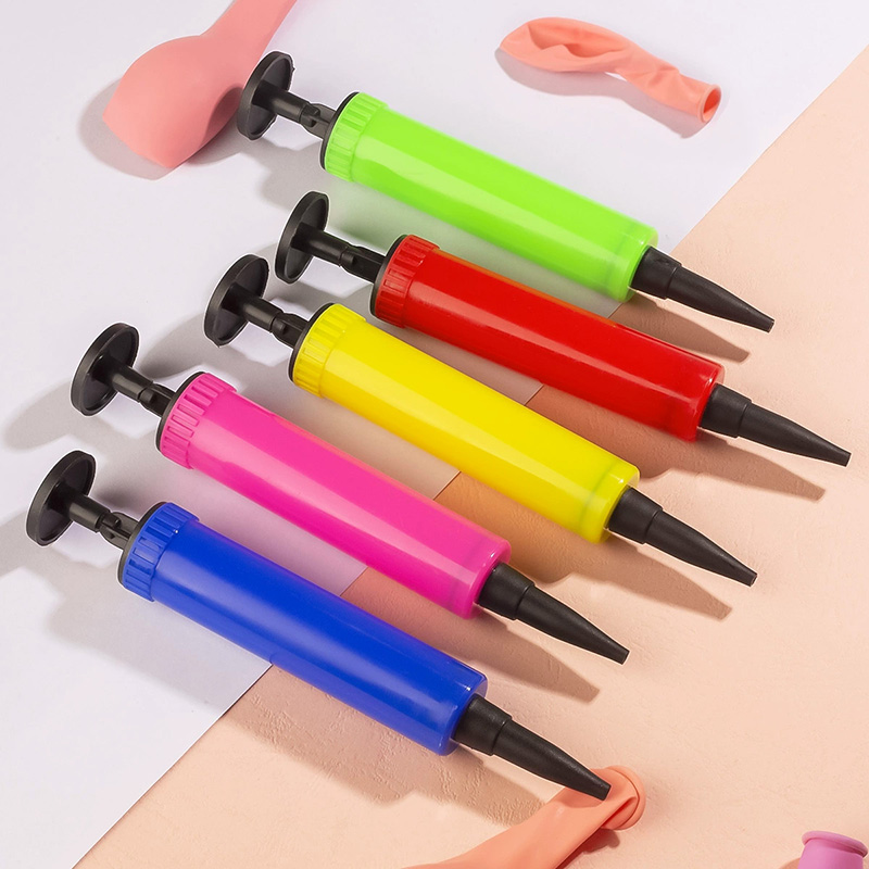1pc ランダムカラーポータブルミニインフレータプラスチック - Balloon Pump Hand のレビューと価格
