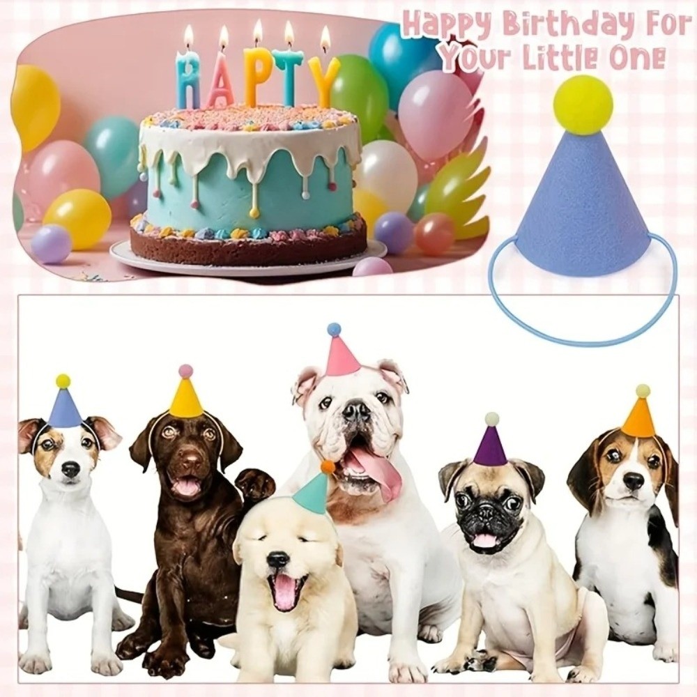 新6個セット ミニパーティーハット 軽量カラフルコーンハット - Party Hat Cone のレビューと価格