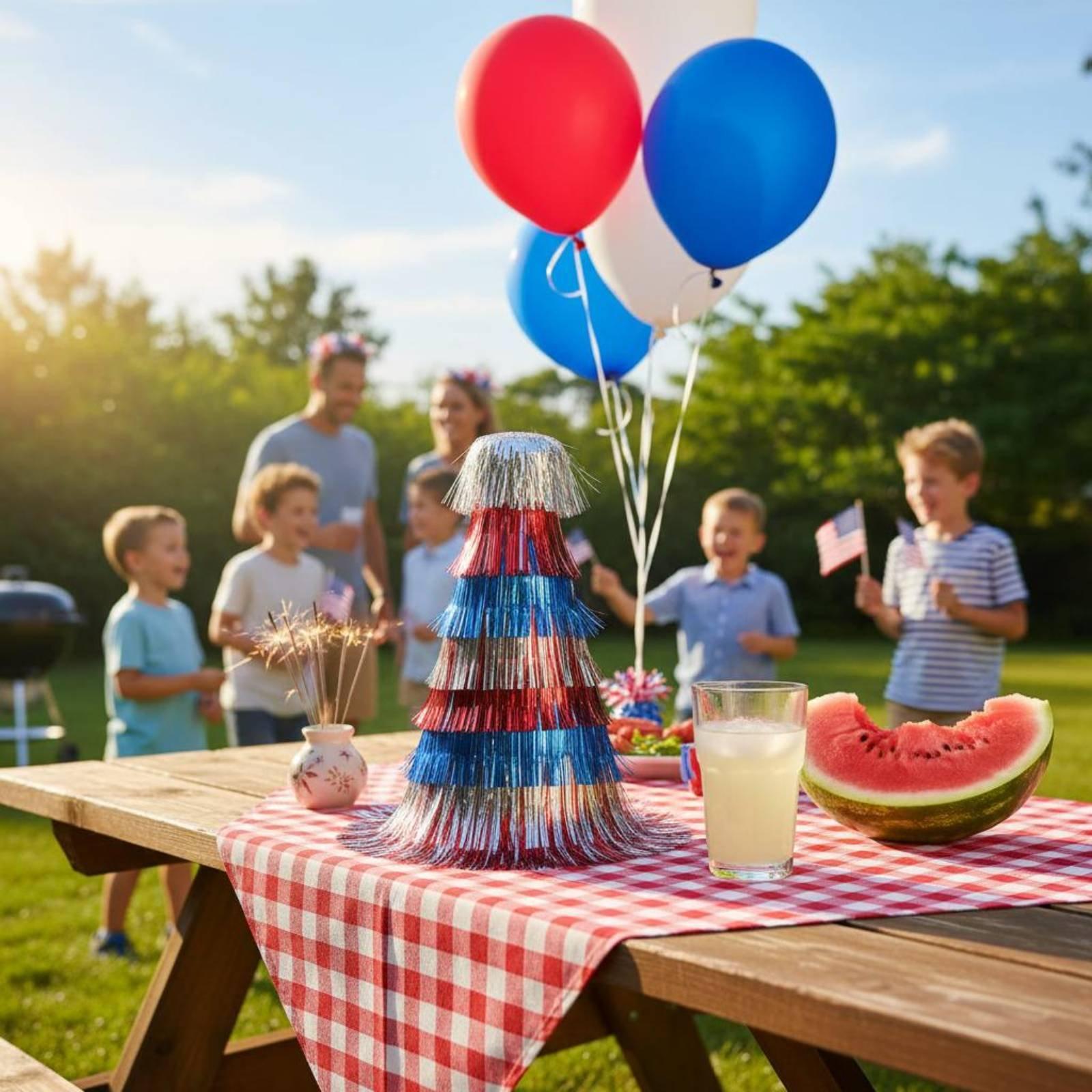 弾力性のあるあご紐付き、きらめく装飾が施された、メモリアルデ - Party Hat Cone のレビューと価格