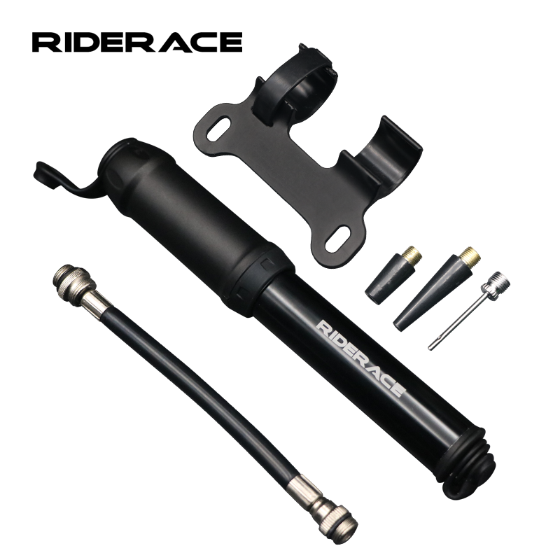 携帯用自転車ポンプ（ホース、ボールニードル付き）マウンテンロ - Balloon Pump Hand のレビューと価格